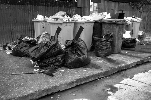 Professional garage clearance team at work in Havering