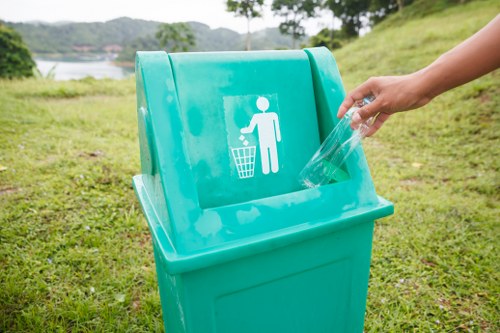 Recycling bins and sorting facilities in Havering